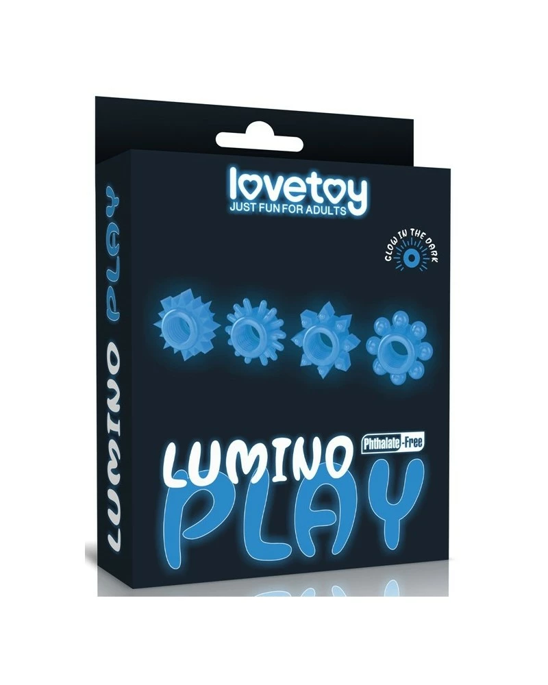 Lot De 4 Cockrings Lumino 4 Lot De 4 Cockrings Lumino – Image 2