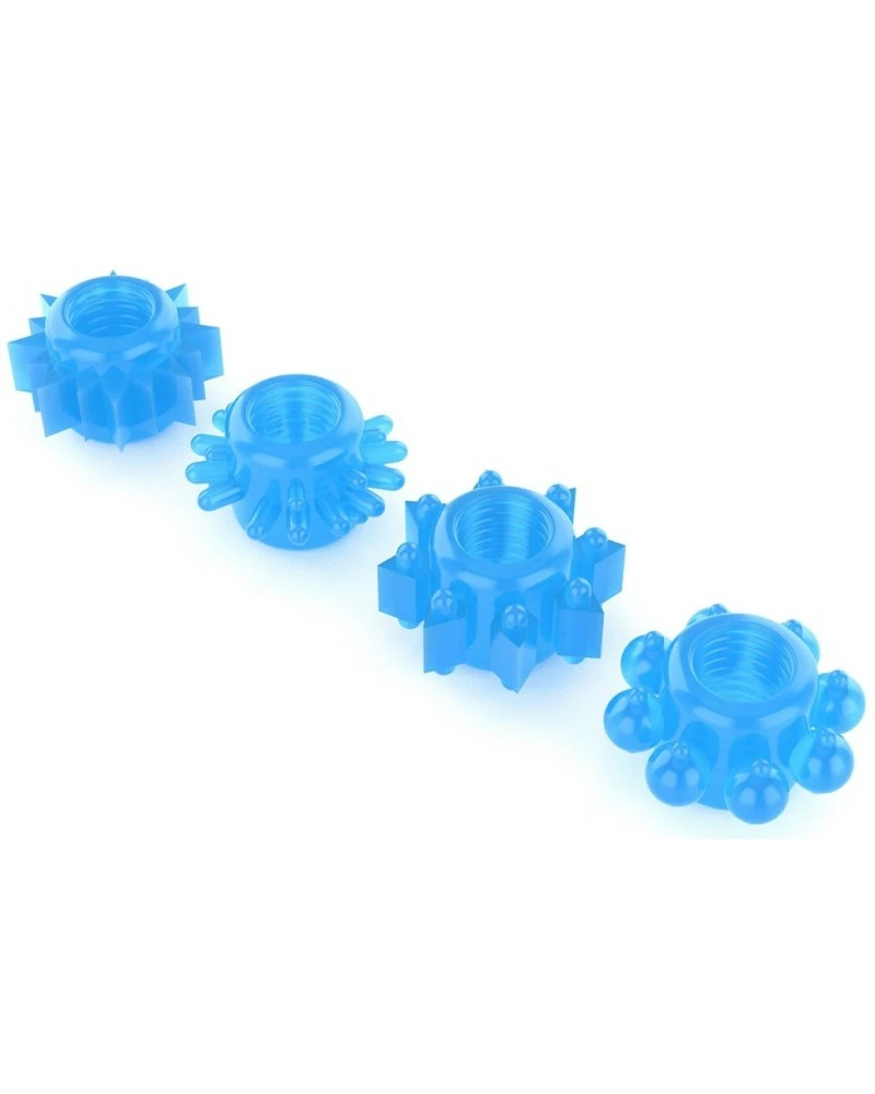 Lot De 4 Cockrings Lumino 6 Lot De 4 Cockrings Lumino – Image 4
