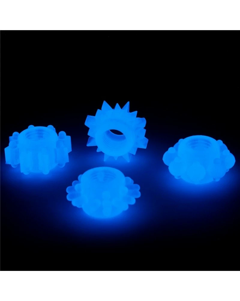 Lot De 4 Cockrings Lumino 11 Lot De 4 Cockrings Lumino – Image 9