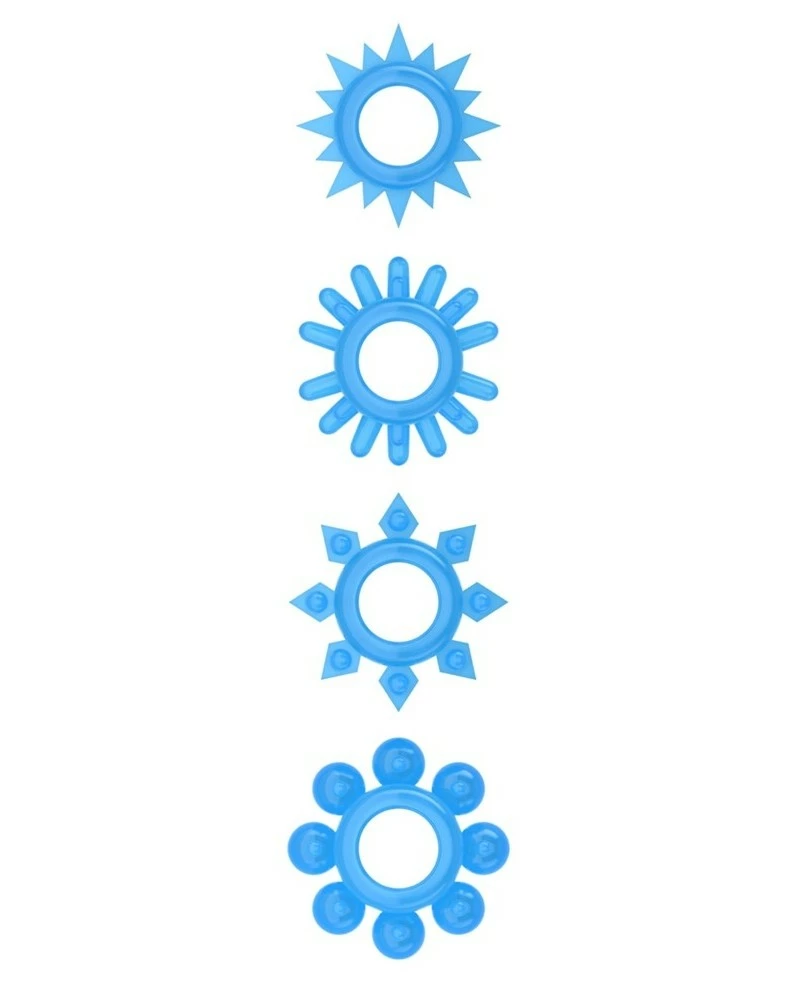 Lot De 4 Cockrings Lumino 3 Lot De 4 Cockrings Lumino