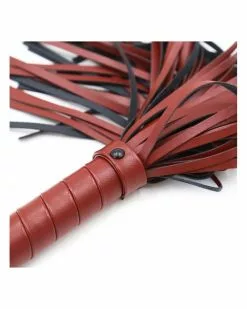 Generique Martinet Flirting Noir Et Rouge 40cm -Cockrings Flexibles Soldes Boutique martinet flirting noir et rouge 40cm 4