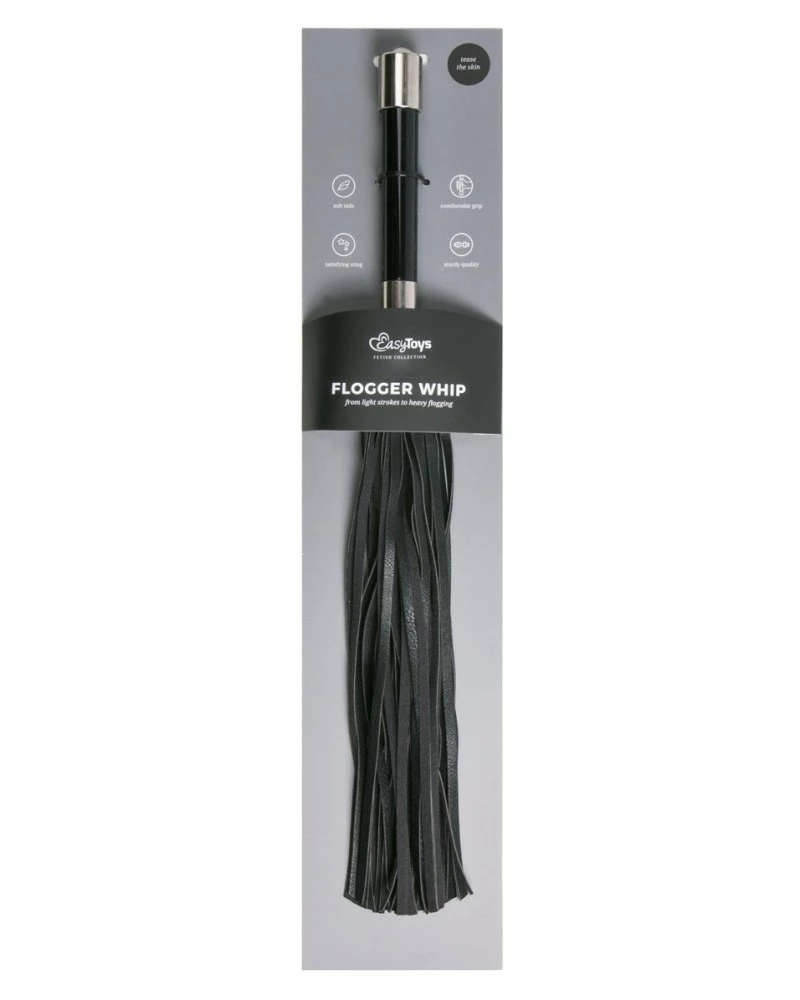 Easytoys Fetish Collection Martinet FLOGGER WHIP 43cm 4 Easytoys Fetish Collection Martinet FLOGGER WHIP 43cm – Image 2