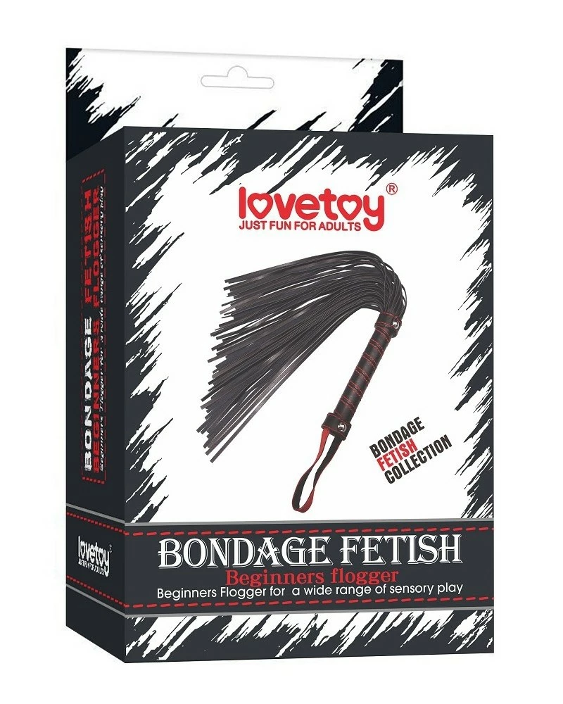 Love Toy Martinet Floggy Noir 45cm 4 Love Toy Martinet Floggy Noir 45cm – Image 2