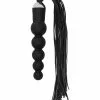 Ouch! Martinet-Gode Black Whip Beads 15 X 4 Cm