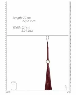 Ouch! Halo Martinet Halo 53cm Rouge -Cockrings Flexibles Soldes Boutique martinet halo 53cm rouge 4