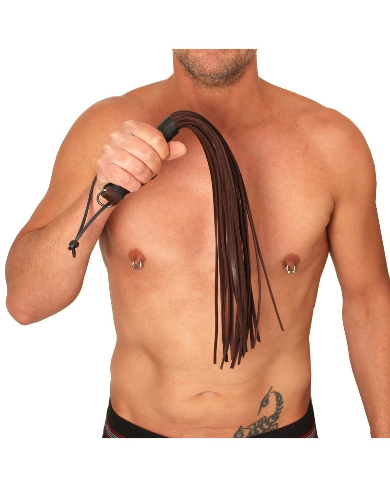 The Red Martinet Lanières En Cuir Marron 50cm 3 The Red Martinet Lanières En Cuir Marron 50cm