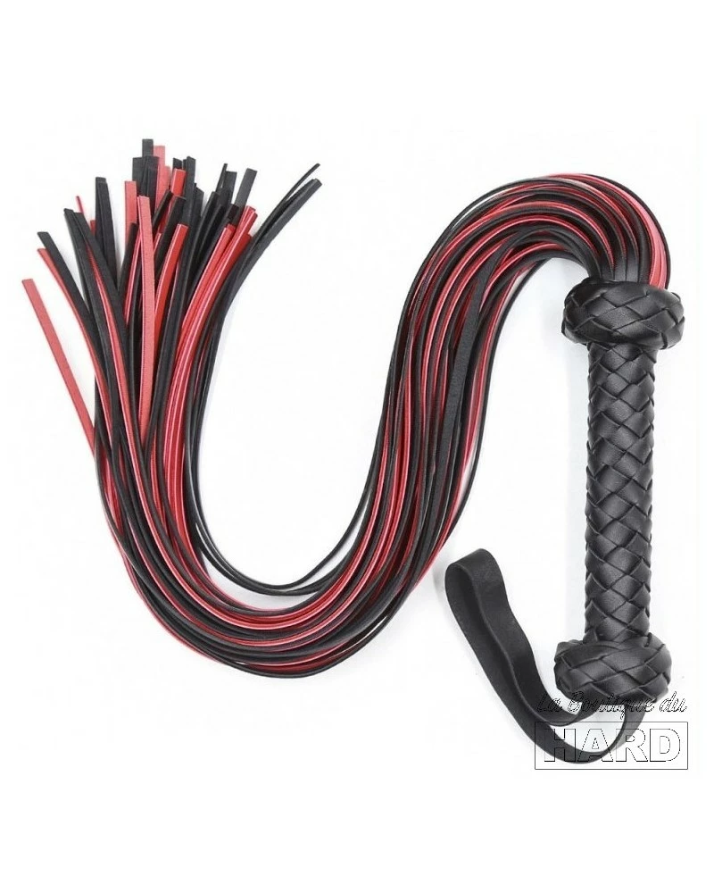 Correct Me Martinet Lofy Whip 65cm Noir-Rouge 4 Correct Me Martinet Lofy Whip 65cm Noir-Rouge – Image 2