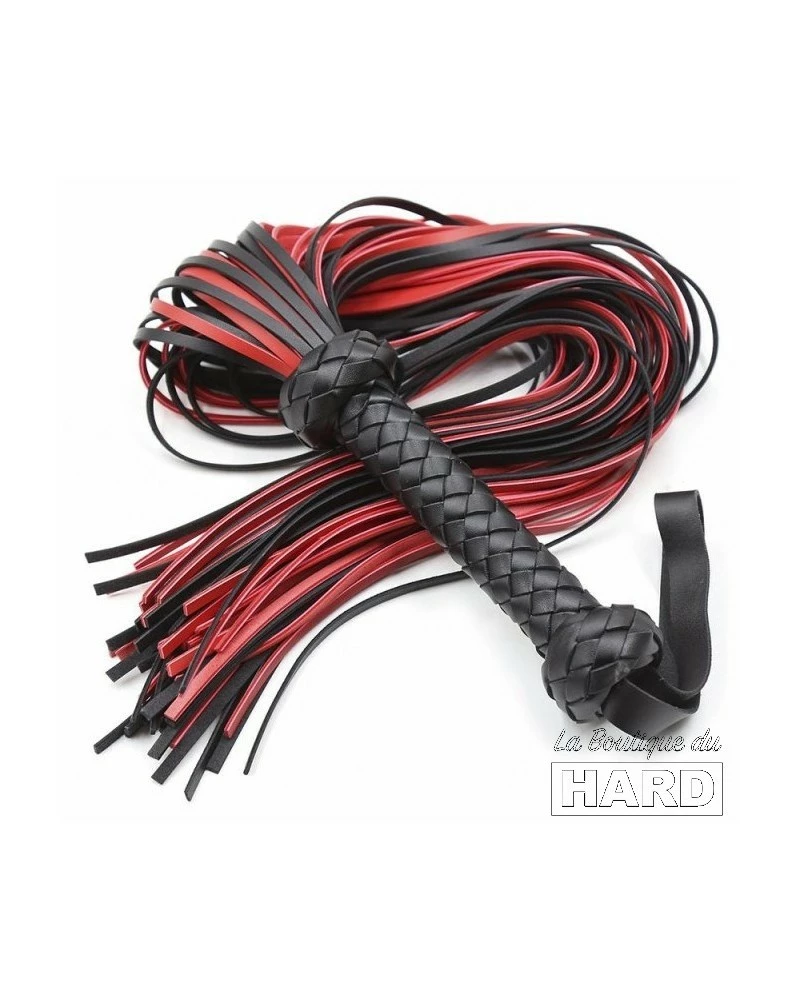 Correct Me Martinet Lofy Whip 65cm Noir-Rouge 5 Correct Me Martinet Lofy Whip 65cm Noir-Rouge – Image 3