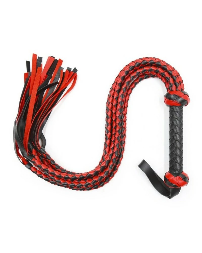 Correct Me Martinet Long Tigress 78cm Noir-Rouge 5 Correct Me Martinet Long Tigress 78cm Noir-Rouge – Image 3