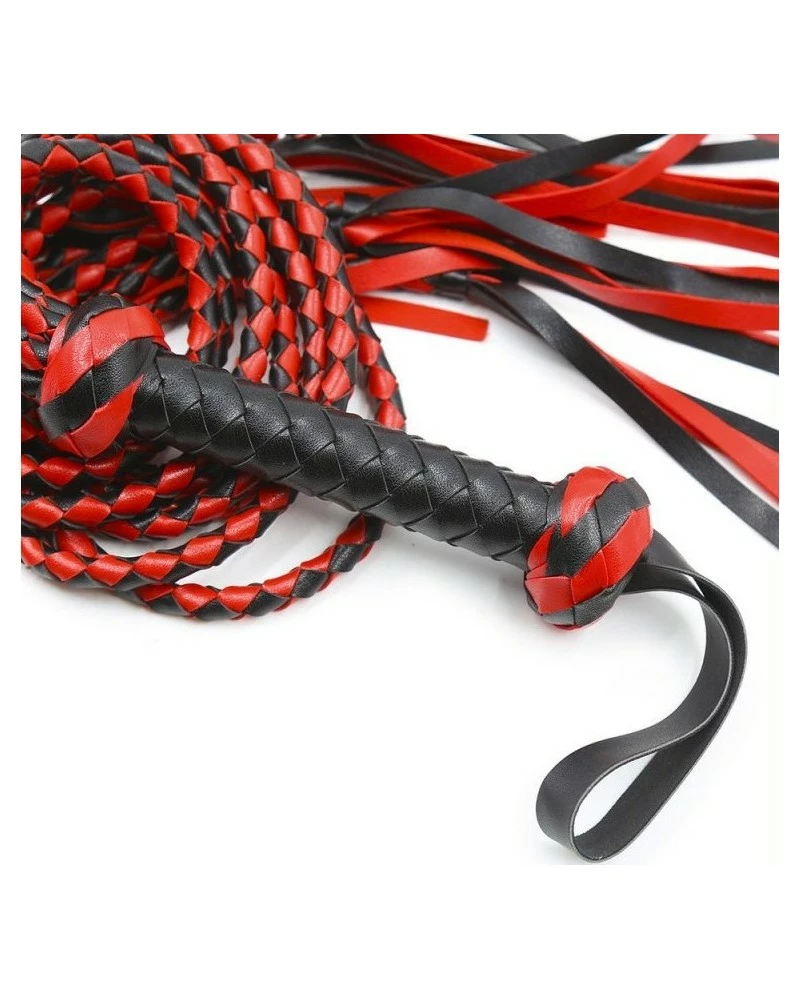 Correct Me Martinet Long Tigress 78cm Noir-Rouge 6 Correct Me Martinet Long Tigress 78cm Noir-Rouge – Image 4
