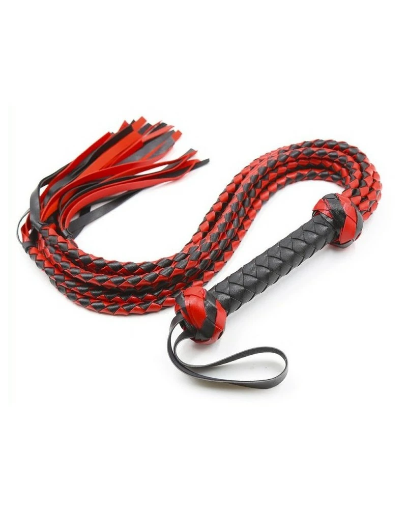 Correct Me Martinet Long Tigress 78cm Noir-Rouge 3 Correct Me Martinet Long Tigress 78cm Noir-Rouge