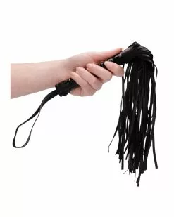 Ouch! Luxury Martinet Luxury Noir -Cockrings Flexibles Soldes Boutique martinet luxury noir 9