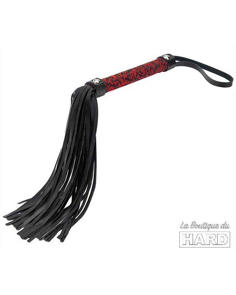 Correct Me Martinet Tang 40cm Noir-Rouge 3 Correct Me Martinet Tang 40cm Noir-Rouge