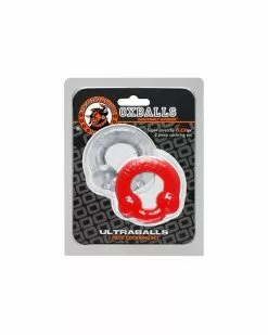 Pack Cockrings Ultraballs Oxballs Gris - Rouge 7 Pack Cockrings Ultraballs Oxballs Gris - Rouge -Cockrings Flexibles Soldes Boutique pack cockrings ultraballs oxballs gris rouge 1