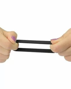 Love Toy Pack De 3 Cockrings Silicone SiliRing Noirs -Cockrings Flexibles Soldes Boutique pack de 3 cockrings silicone siliring noirs 3