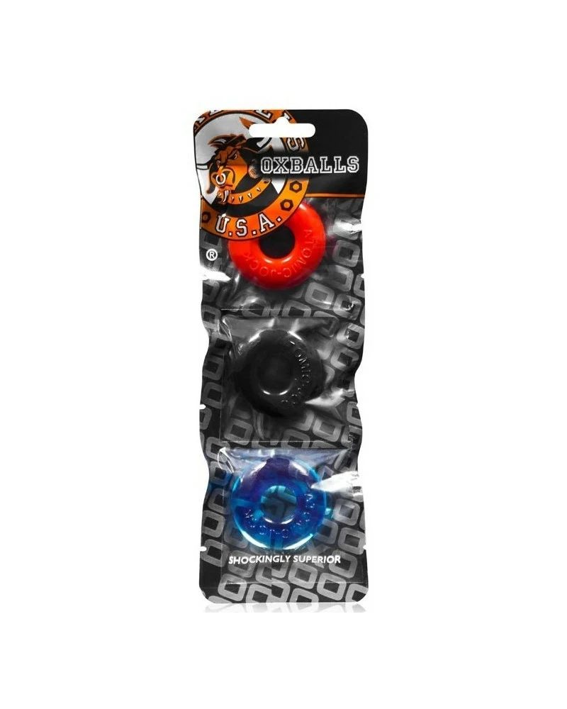 Pack De 3 Mini Cockrings Oxballs 4 Pack De 3 Mini Cockrings Oxballs – Image 2