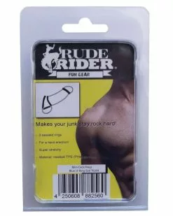 Rude Rider Pack De 3 Mini Cockrings Souples Bleus 10 Rude Rider Pack De 3 Mini Cockrings Souples Bleus -Cockrings Flexibles Soldes Boutique pack de 3 mini cockrings souples bleus 3