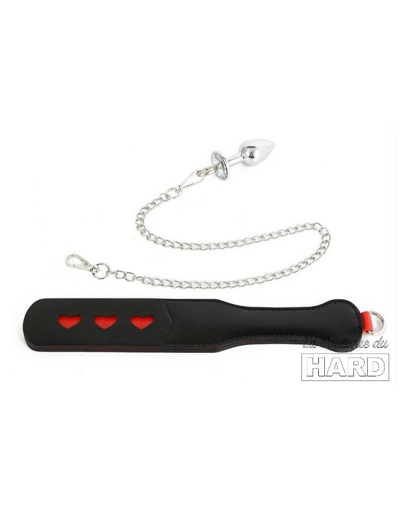 Correct Me Paddle Avec Chaîne Et Plug Spank Plug 30cm 4 Correct Me Paddle Avec Chaîne Et Plug Spank Plug 30cm – Image 2