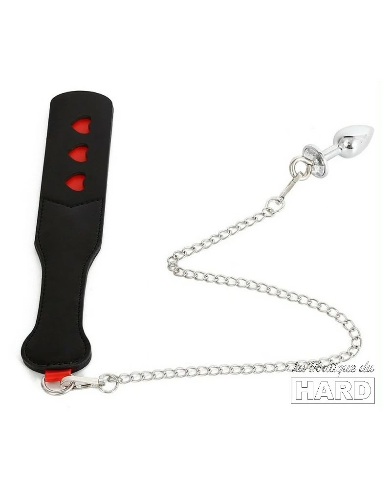 Correct Me Paddle Avec Chaîne Et Plug Spank Plug 30cm 5 Correct Me Paddle Avec Chaîne Et Plug Spank Plug 30cm – Image 3