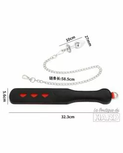 Correct Me Paddle Avec Chaîne Et Plug Spank Plug 30cm 15 Correct Me Paddle Avec Chaîne Et Plug Spank Plug 30cm -Cockrings Flexibles Soldes Boutique paddle avec chaine et plug spank plug 30cm 3