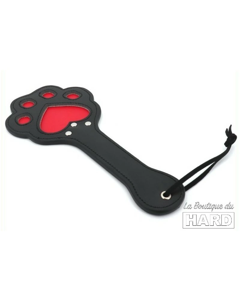 Kinky Puppy Paddle Patte 28 X 13cm Noir-Rouge 4 Kinky Puppy Paddle Patte 28 X 13cm Noir-Rouge – Image 2