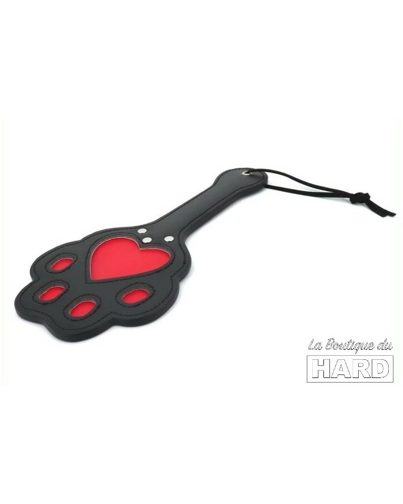Kinky Puppy Paddle Patte 28 X 13cm Noir-Rouge 5 Kinky Puppy Paddle Patte 28 X 13cm Noir-Rouge – Image 3