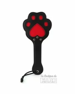 Kinky Puppy Paddle Patte 28 X 13cm Noir-Rouge