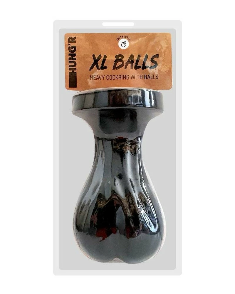 HUNG'R Testicules Hungr XL Balls 18 X 11.5cm Noires 4 HUNG'R Testicules Hungr XL Balls 18 X 11.5cm Noires – Image 2