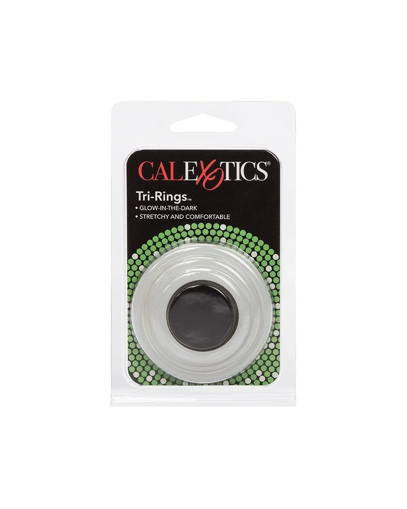 CalExotics Tri-Rings Cockring Phosphorescents 4 CalExotics Tri-Rings Cockring Phosphorescents – Image 2