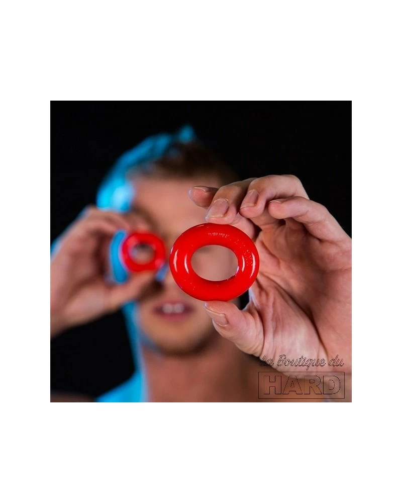 ZiZi XXX Zizi Top Cockring Lot De 2 Rouge 4 ZiZi XXX Zizi Top Cockring Lot De 2 Rouge – Image 2